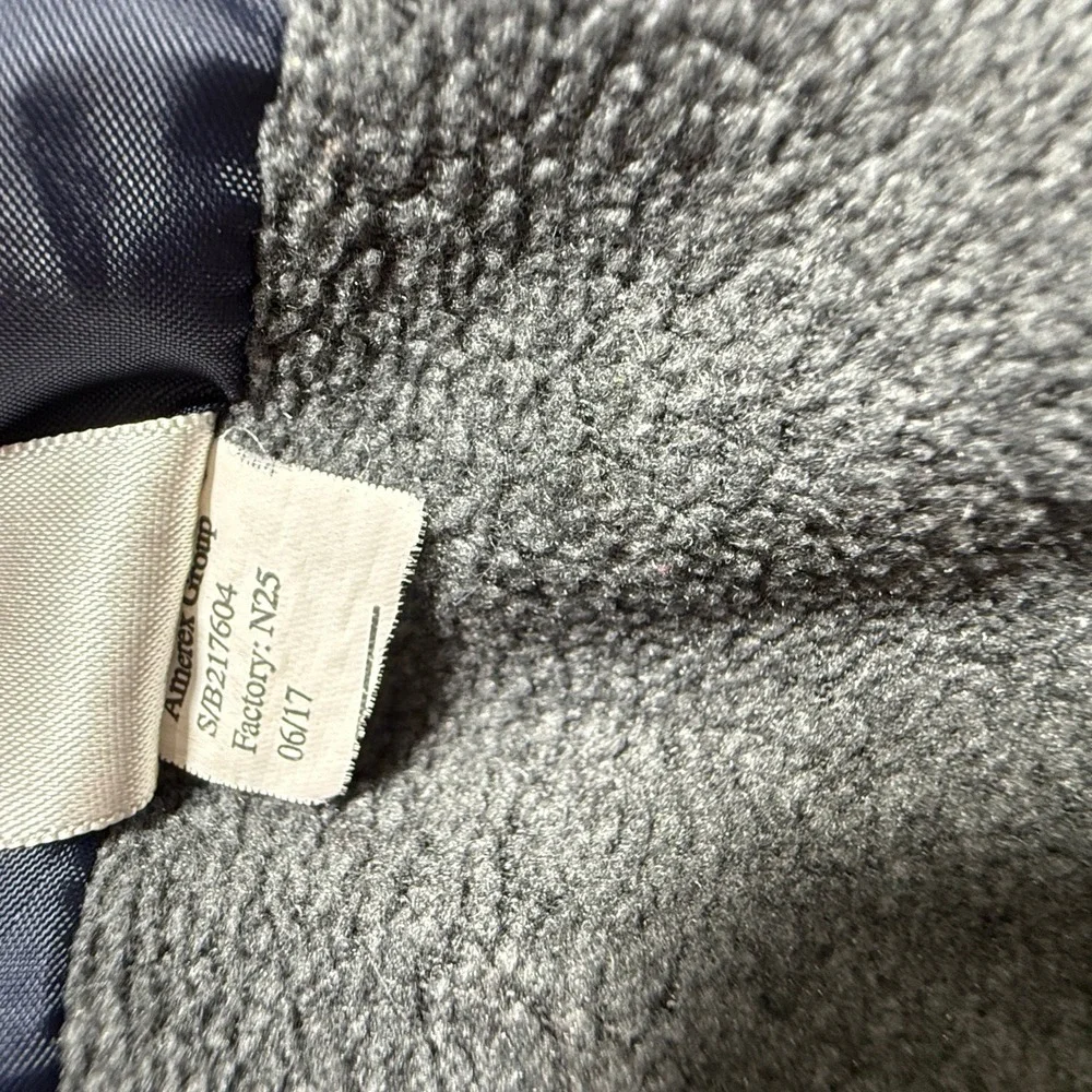 OshKosh Bgosh Toddler Boys Colorblock Puffer Jacket Grey Navy Blue 24M S/B217604